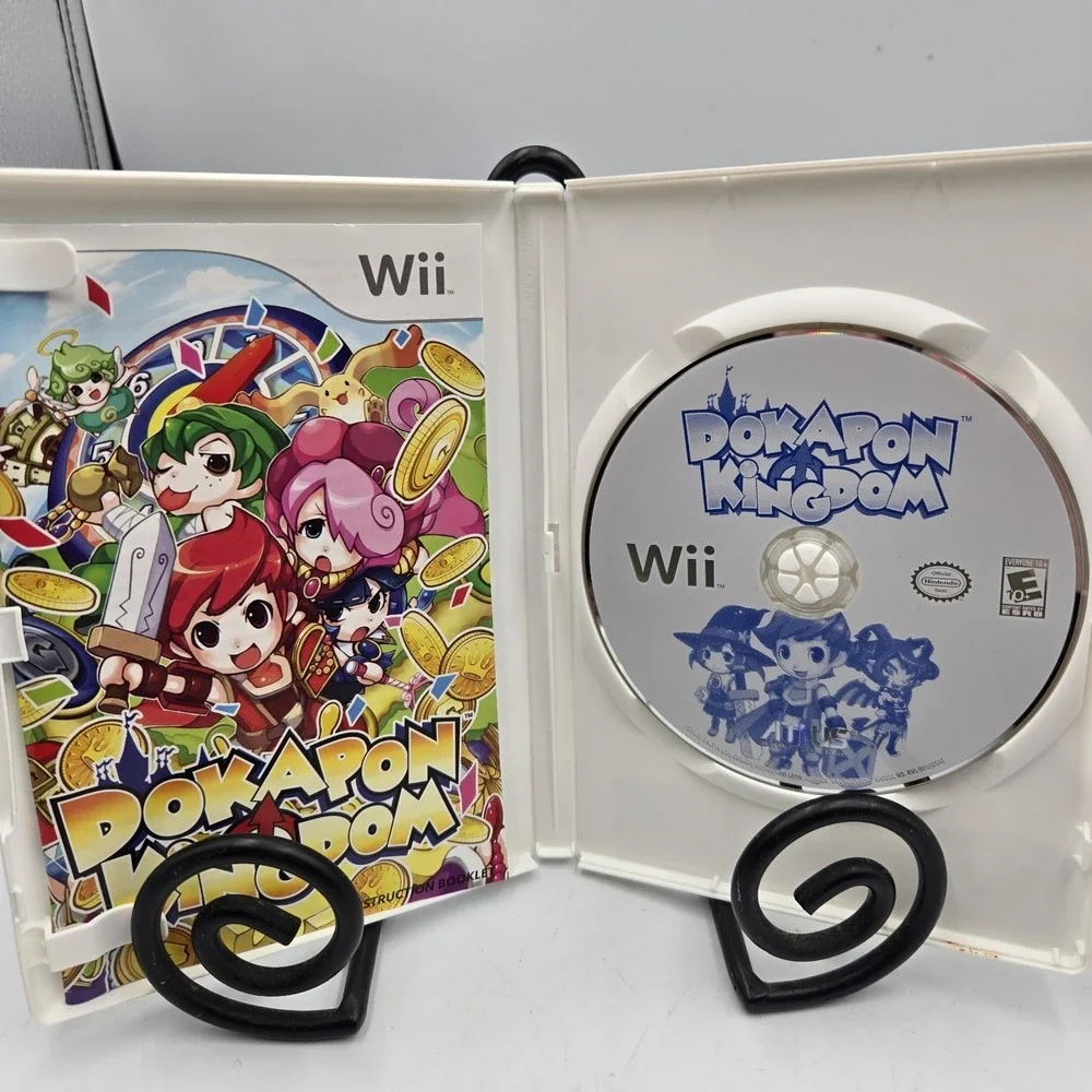 Rare‎ Htf Dokapon Kingdom (Nintendo Wii, 2008) Complete CIB Excellent